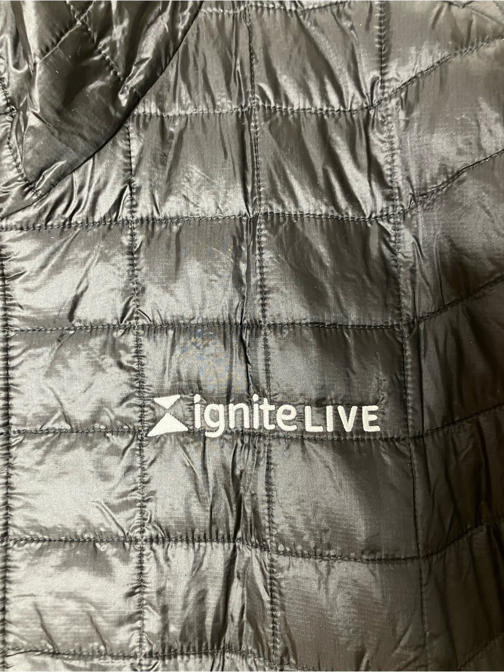 The North Face Black Thermoball Trekker Quilted Men's Vest Jacket Company Logo - Picture 3 of 10